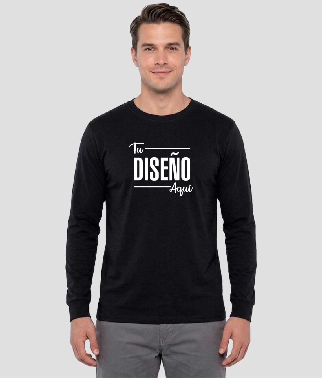 Yazbek Playera Manga Larga Para Hombre C0304