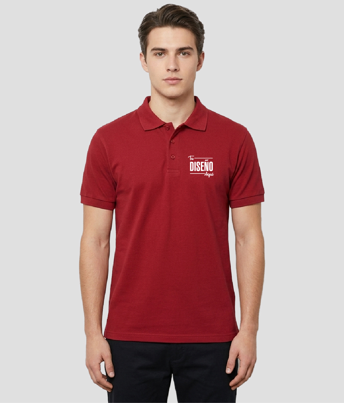 Yazbek Playera Tipo Polo Para Hombre 100% algodón C0501