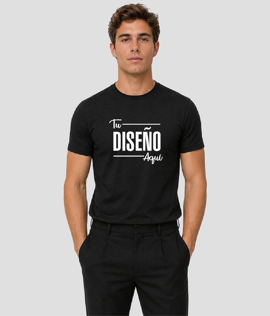 Bones Playera Para Hombre Algodón Peinado C03700