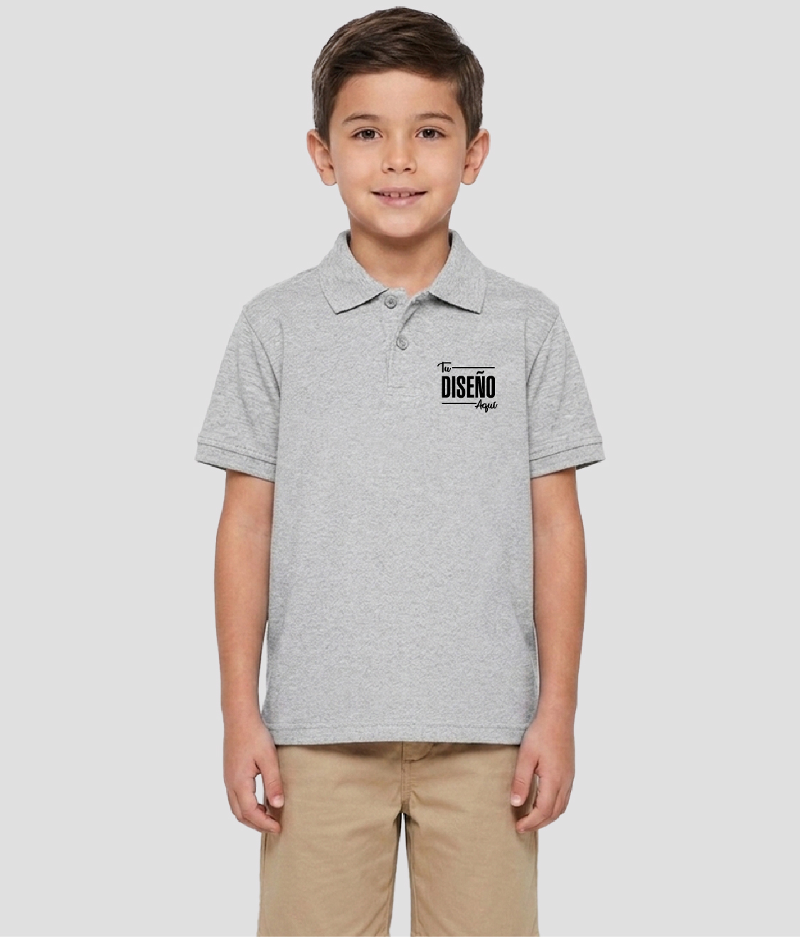 Yazbek Playera Tipo Polo Para Niño (4-14 años) Algodón N0501