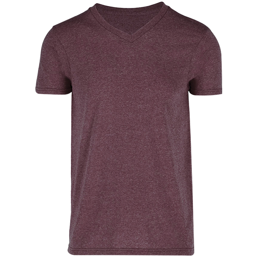 C0356 Playera Jaspeada  Cuello V Para Hombre