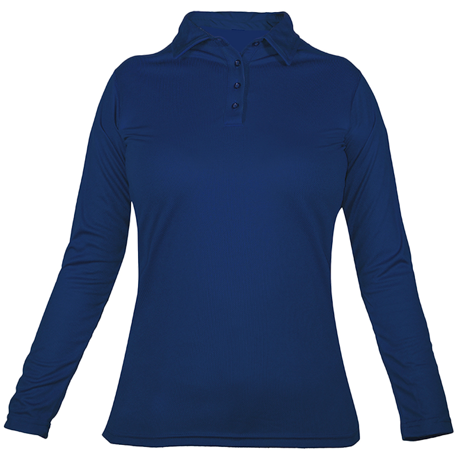 Yazbek Playera Tipo Polo Mujer Manga Larga 100% Poliéster D01504