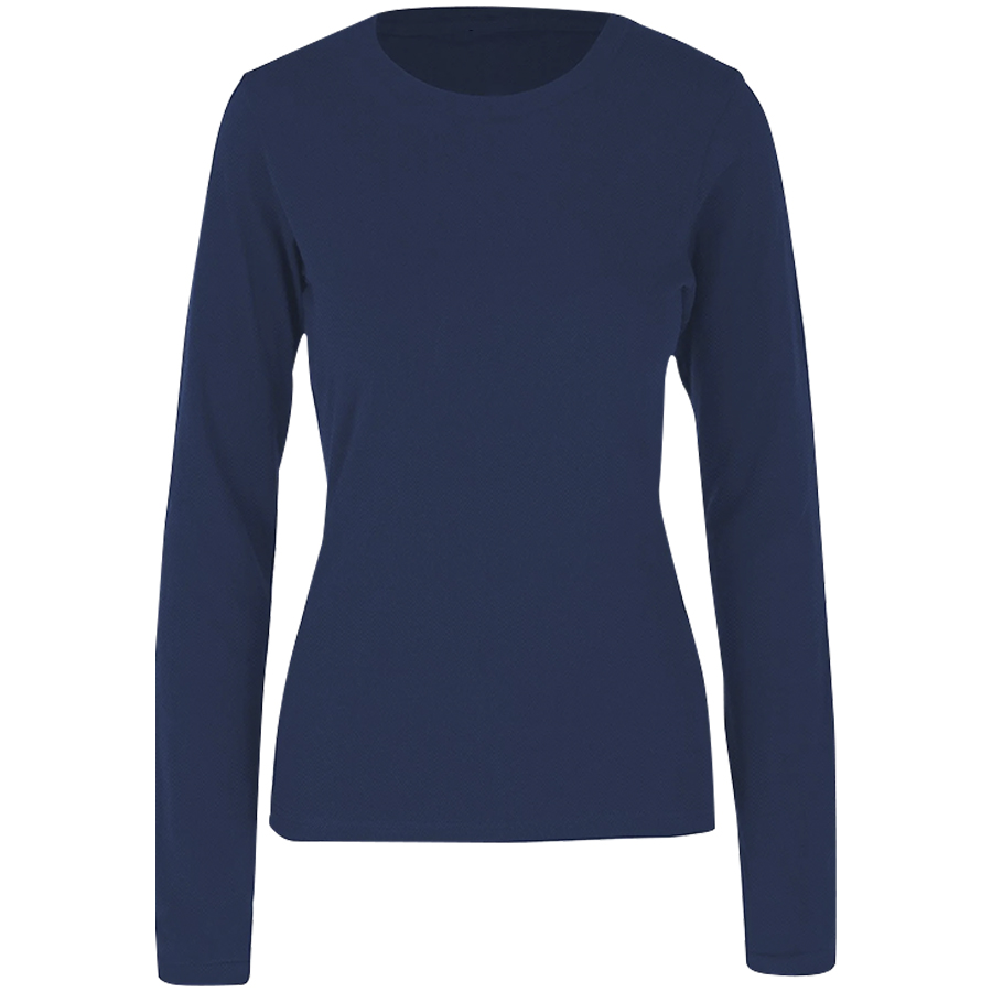 D1304 Playera Deportiva  100% Poliéster  Manga Larga Para Mujer